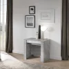 Console avec 4 allonges Beige