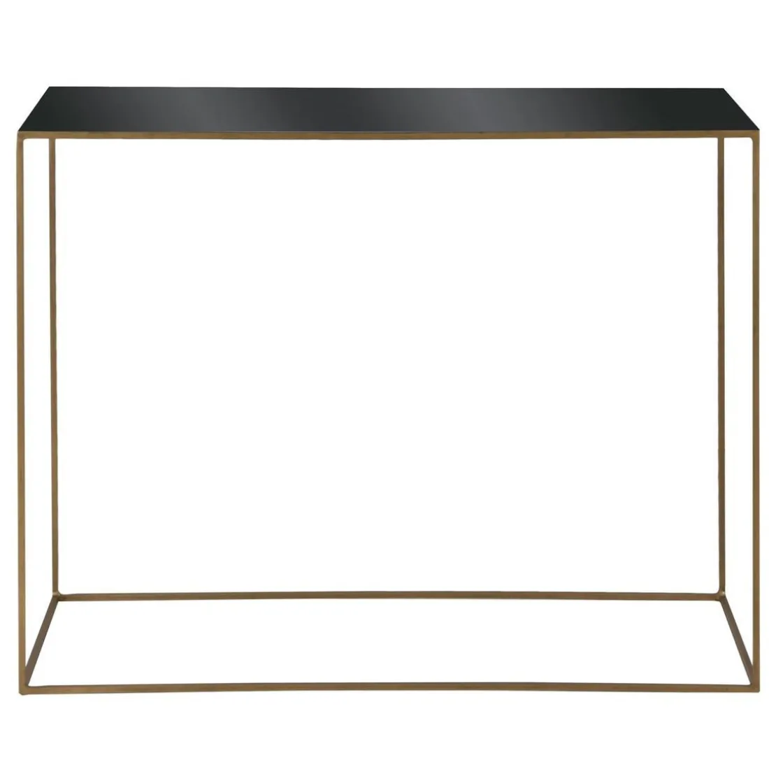Console Métal Gris Bleu OLIA