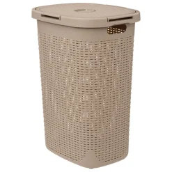 Corbeille 60L Rattan Beige