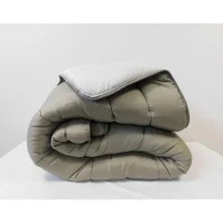 Couette Bicolore en Polyester gris