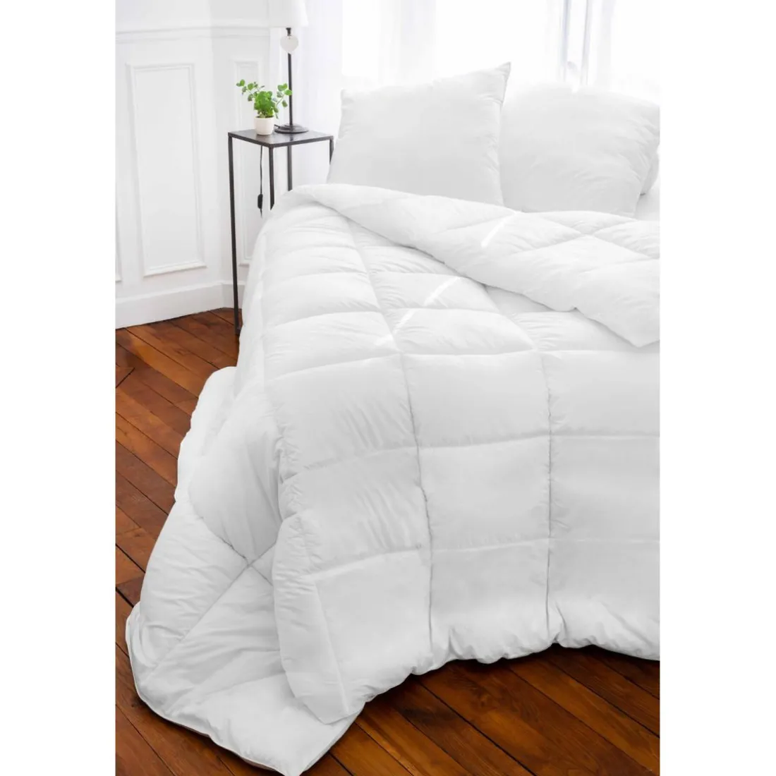Couette Chaude Castor en coton blanche