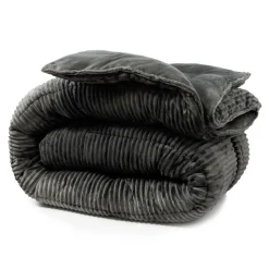 Couette coton club noir Microfibre