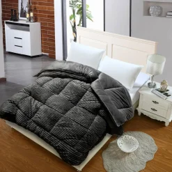 Couette coton club noir Microfibre