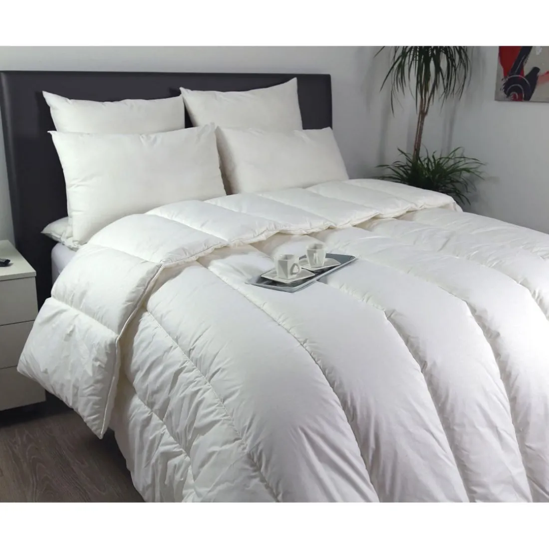Couette 200G microfibre Becquet - Blanc