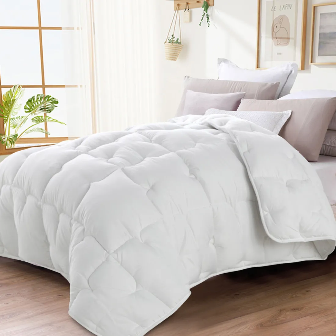 Couette grand froid microfibres