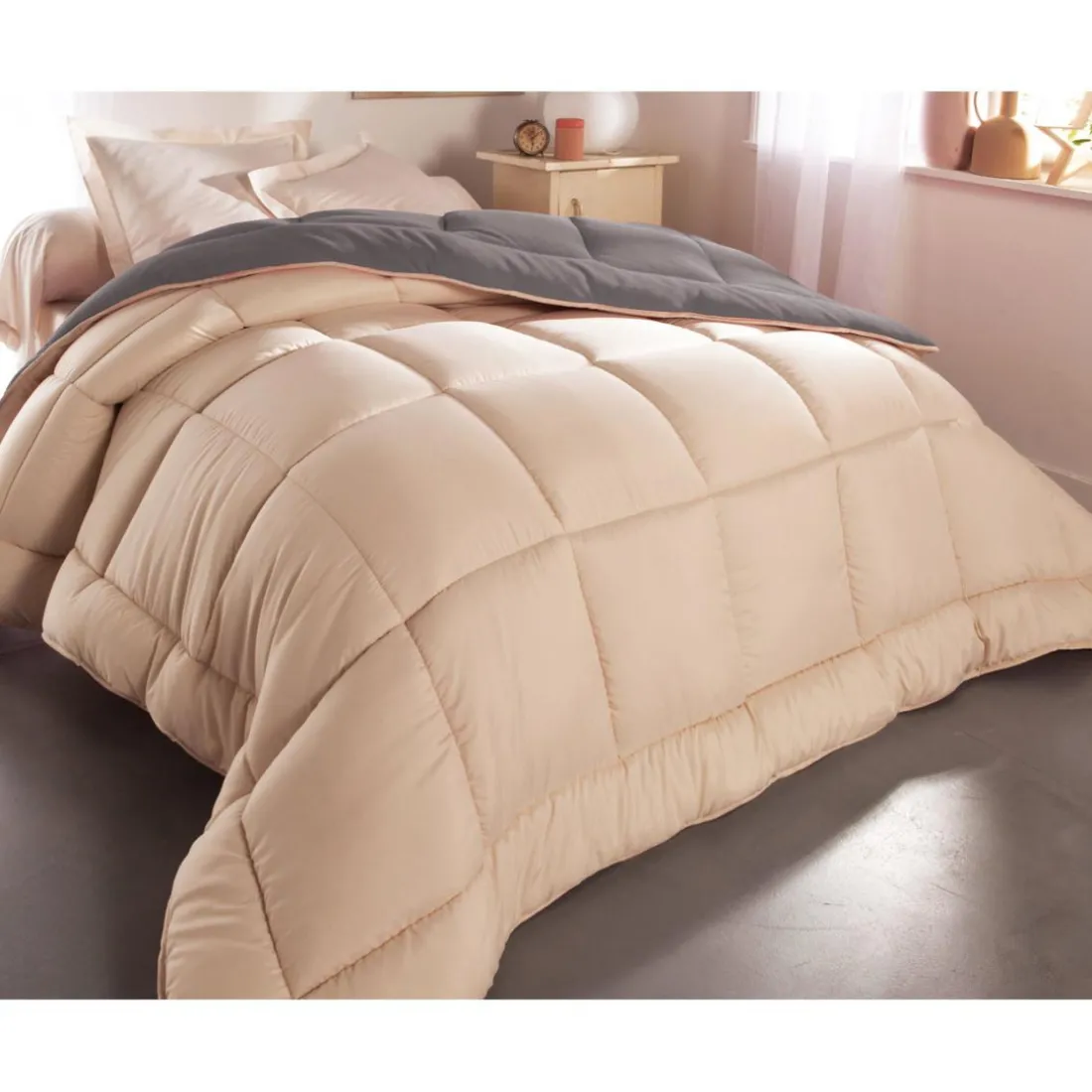 Couette HEBE 400 g/m² beige en polyester