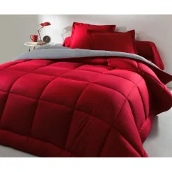 Couette HEBE 400 g/m² rouge en polyester