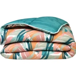 Couette légère ALYZEE 140x200 vert foncé