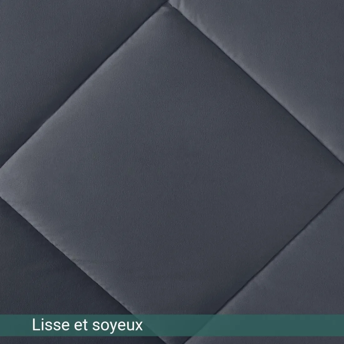 Couette sherpa gris Laine Synthétique