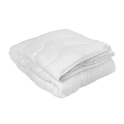 Couette très chaude enveloppe microfibre Caresse blanche