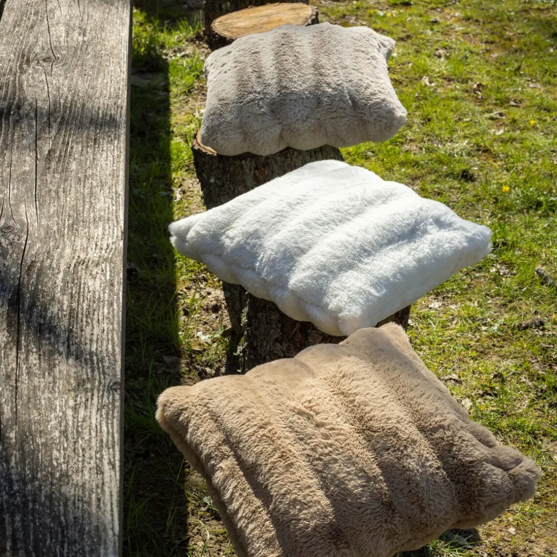 Coussin Astrid Grège