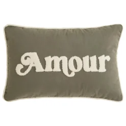 Coussin Cherry 58x10cm - vert Kaki