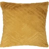 Coussin Four 3D Géo Ocre 45 x 45