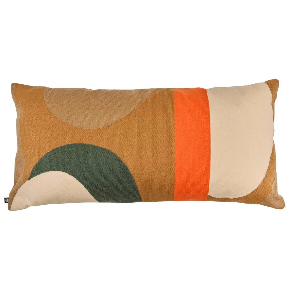 Coussin Hary marron caramel