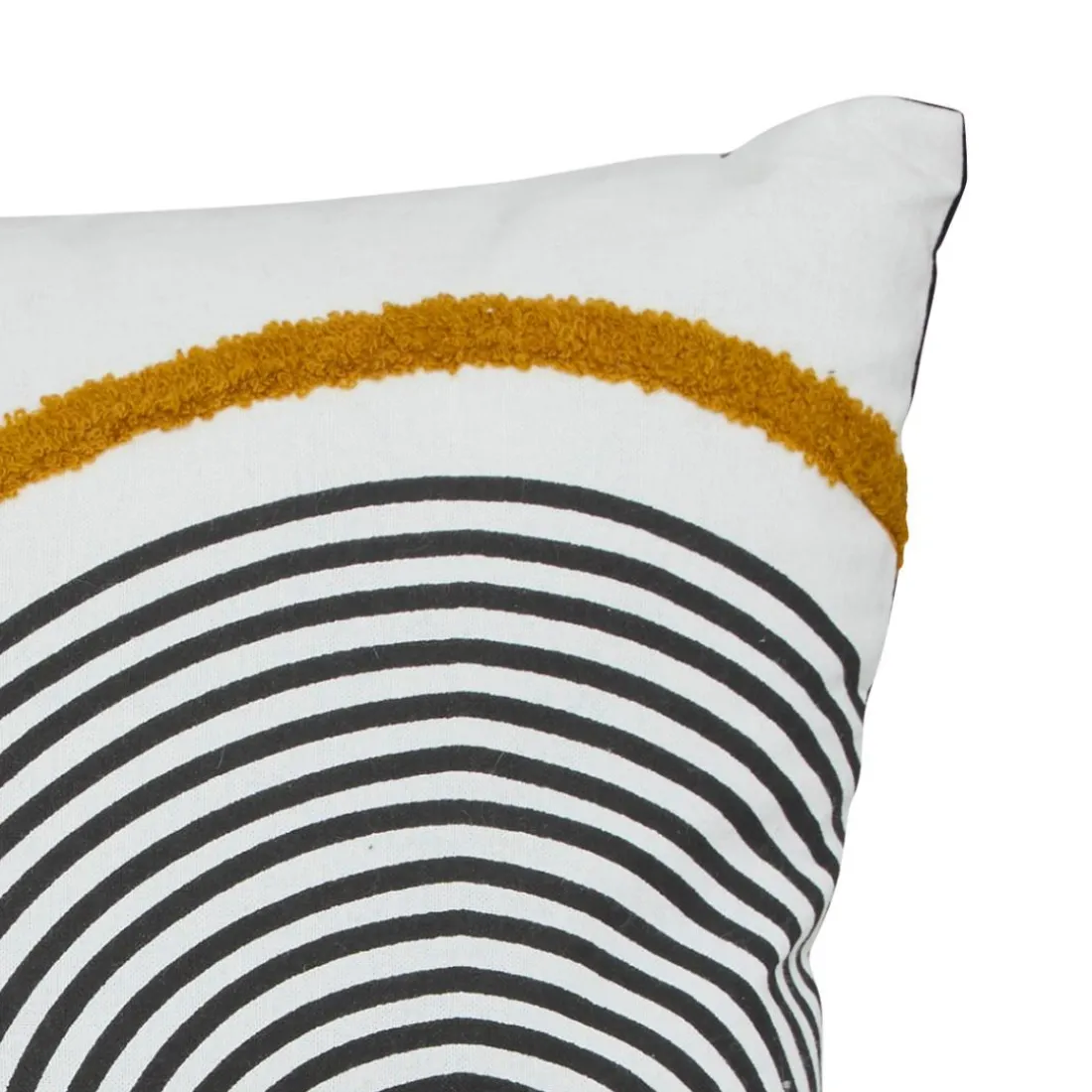 Coussin Kubus 45x45cm - noir et blanc