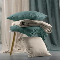Coussin uni Zeff Blanc