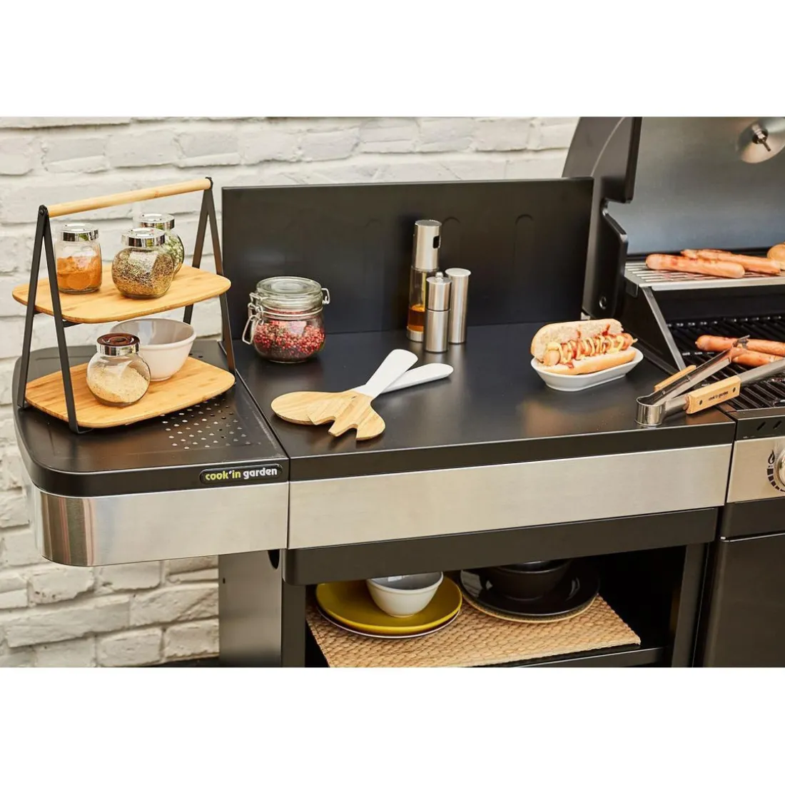 Desserte intégrable aux barbecues MIND et CORRYO
