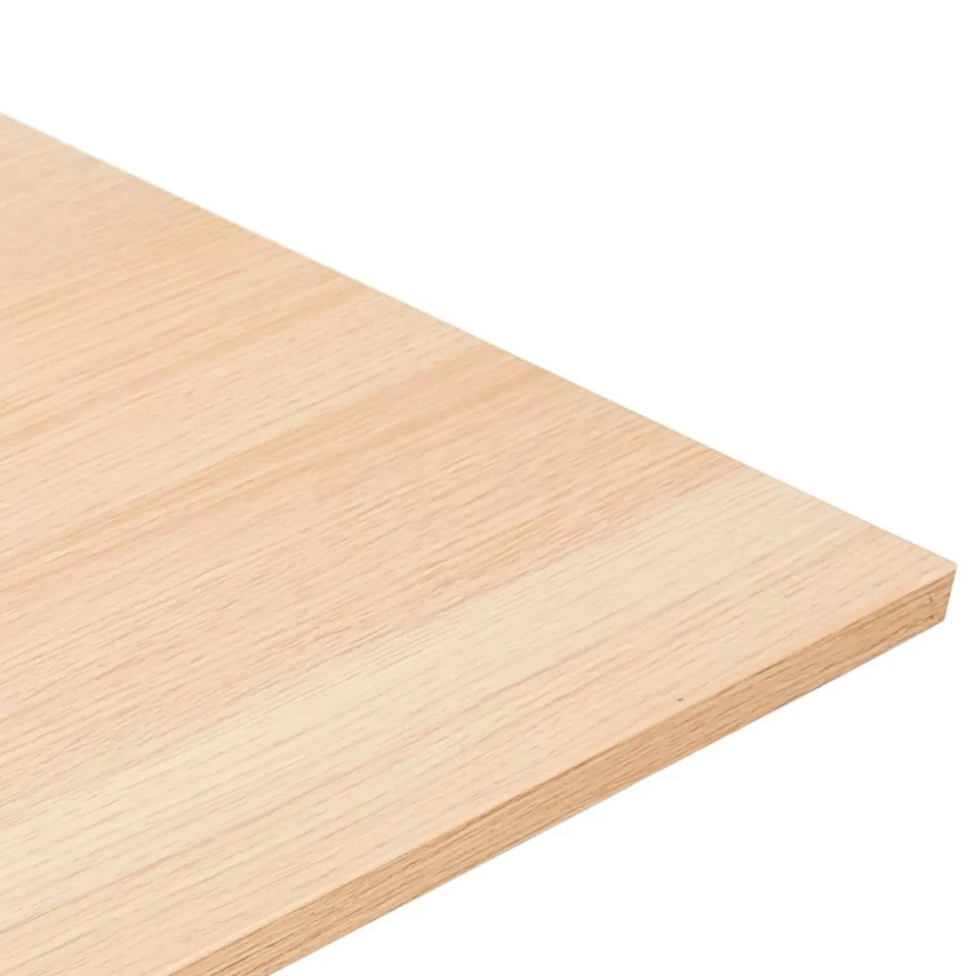 Double bureau bench ou table de réunion 'AMADEUS' en bois finition naturelle et métal noir