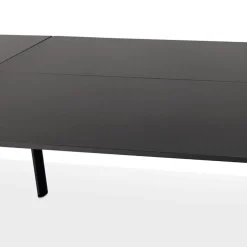 Double bureau bench ou table de réunion 'AMADEUS' en bois et métal noir