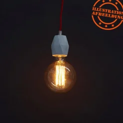 Douille design 'SOKET' grise effet béton