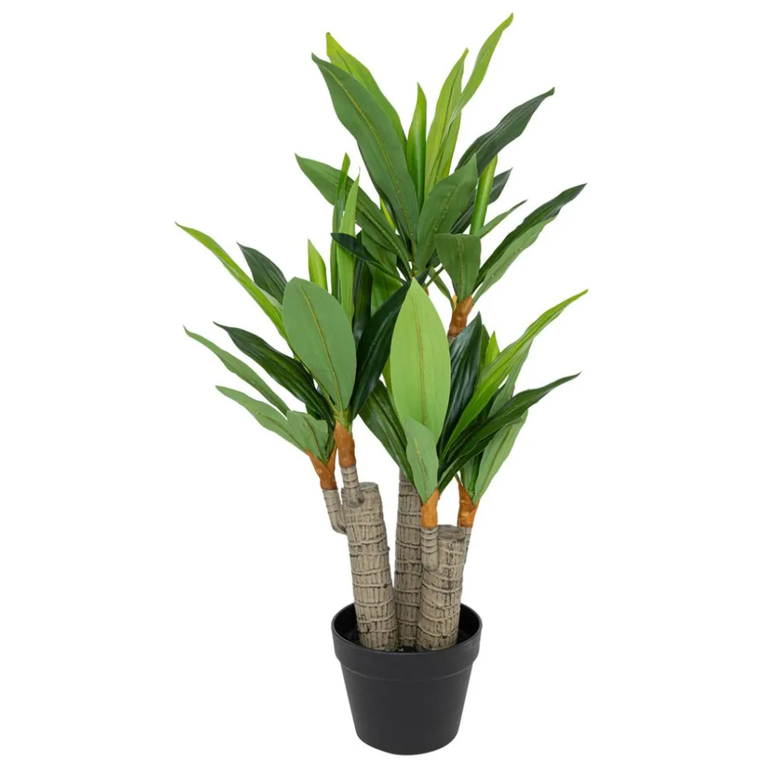 Dracena artificielle Onia Pot noir