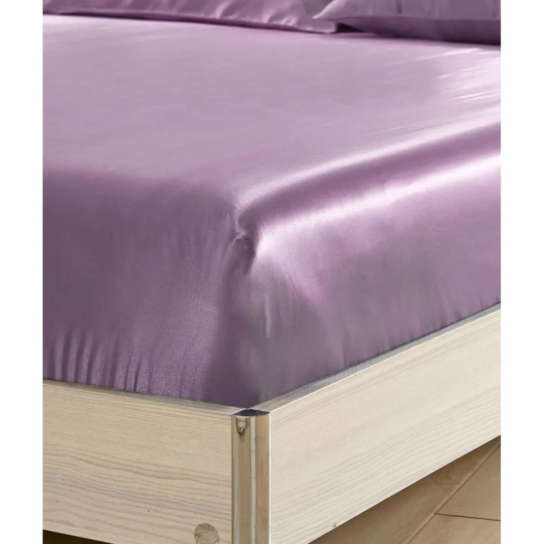 Drap Housse en Soie, Sans Couture