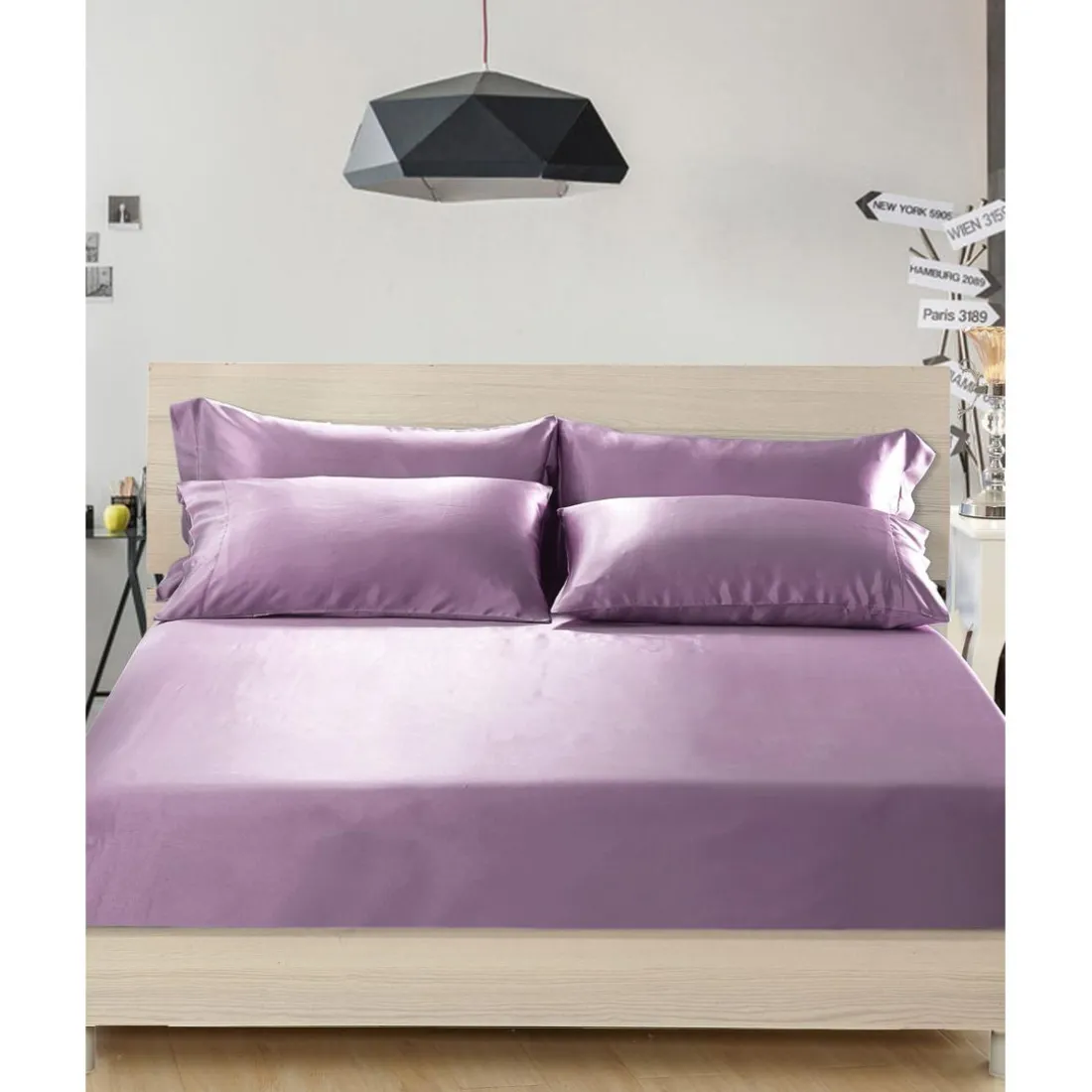 Drap Housse en Soie, Sans Couture