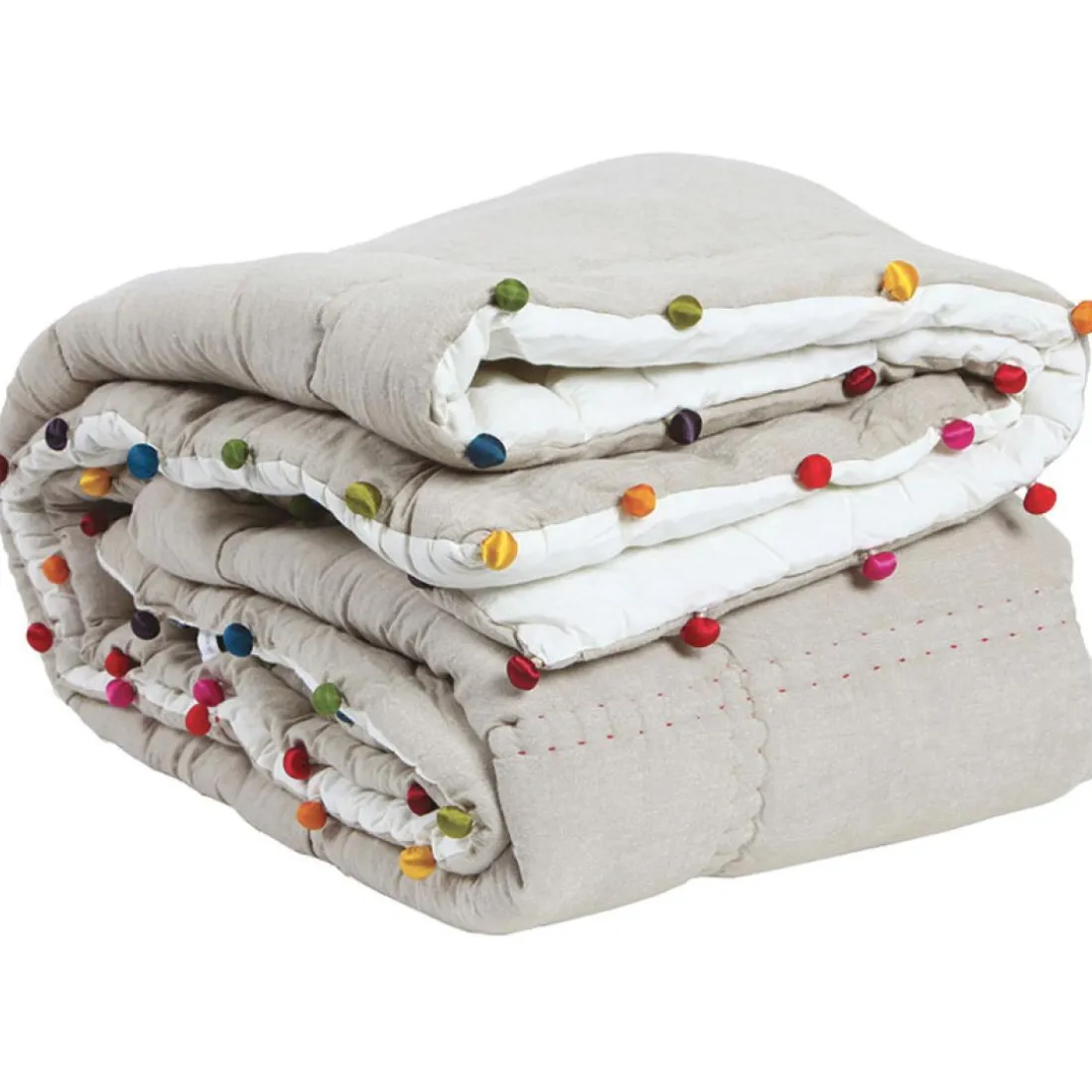 Edredon Gastounet multicolore