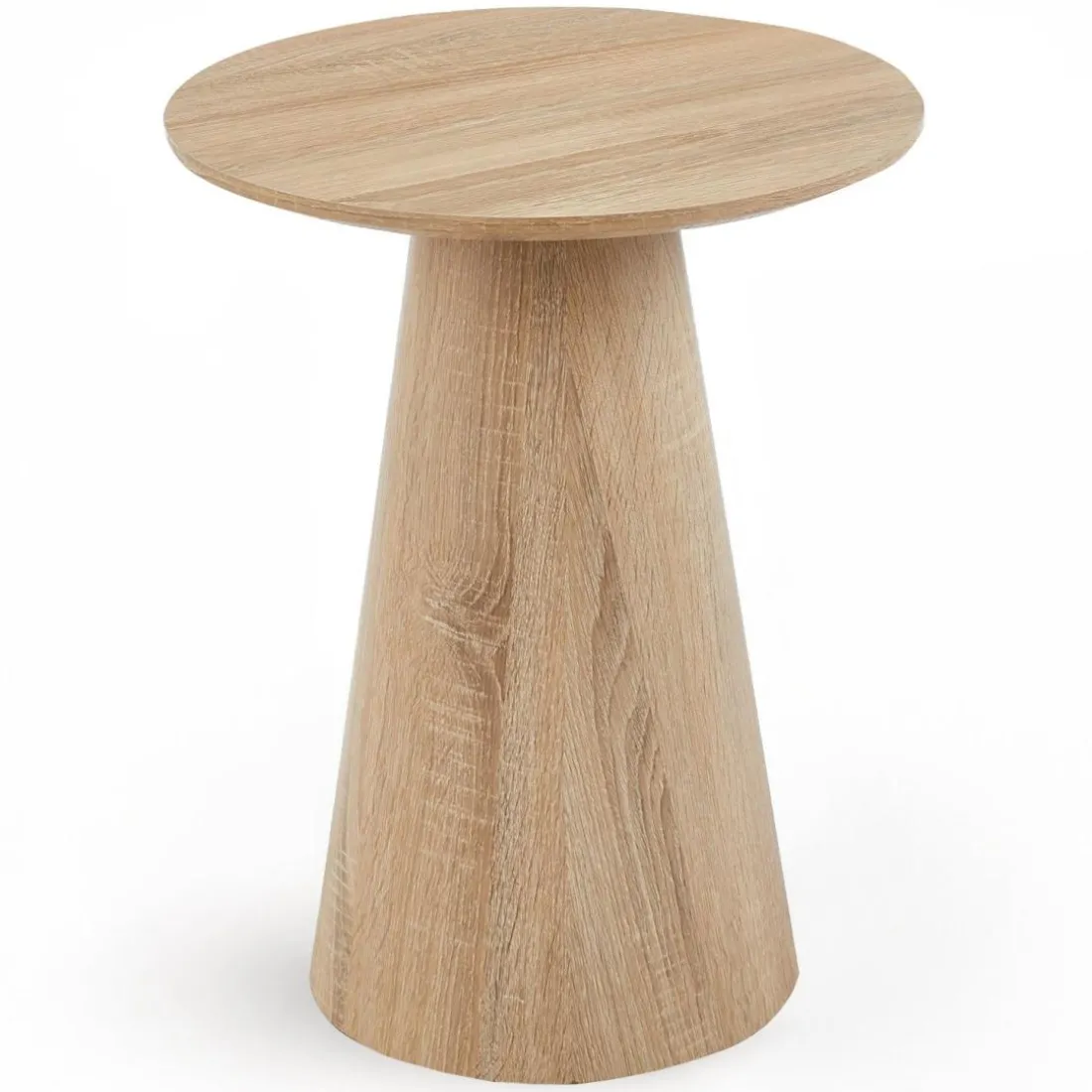 Ensemble de 2 tables basses rondes Callie Chêne clair