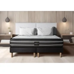 Ensemble Exclusive double sommier noir
