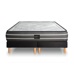 Ensemble Exclusive double sommier noir