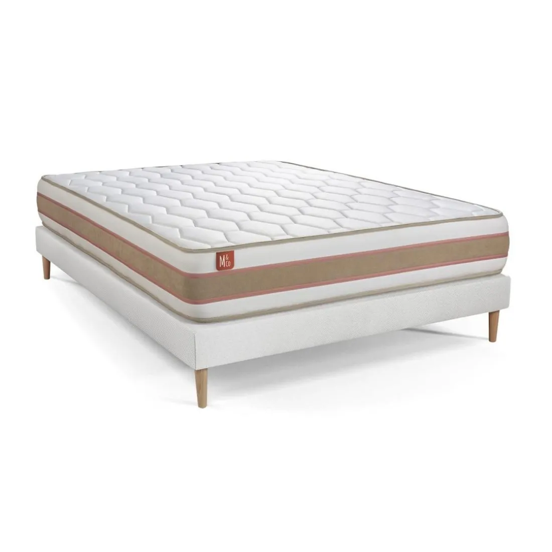 Ensemble LE DÉLICAT Ressorts ensaches Memoire de forme 5 zones de confort
