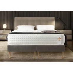 Ensemble Le Vingt-Quatre double sommiers Gris