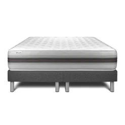 Ensemble matelas sommiers VITALMEMO BACK Blanc