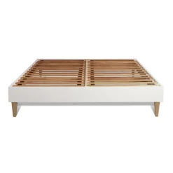 Ensemble matelas ULTRA sommier kit blanc