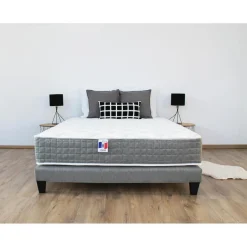 Ensemble Sommier + Matelas Ressorts Ensachés MAT 7 zones de confort Sélenia