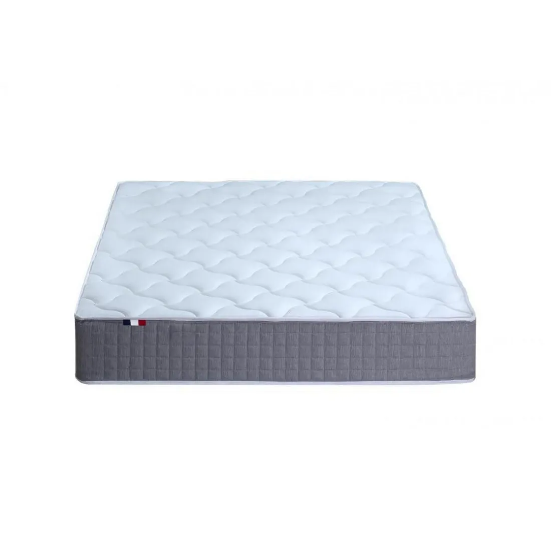 Ensemble Sommier + Matelas Ressorts Ensachés MAT 7 zones de confort Sélenia