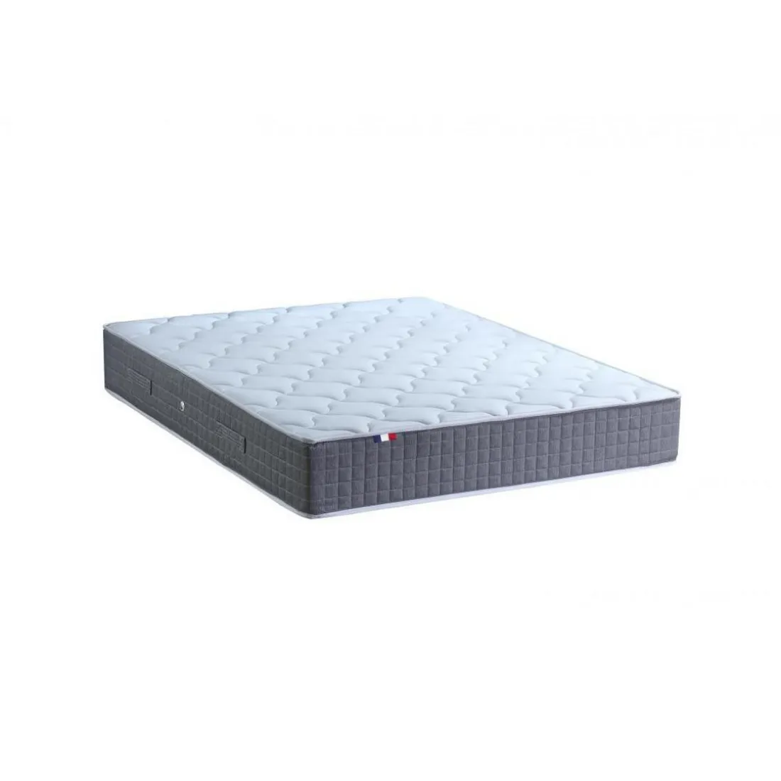 Ensemble Sommier + Matelas Ressorts Ensachés MAT 7 zones de confort Sélenia