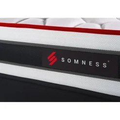 Ensemble sommier et matelas ressorts ensaches et memoire de forme