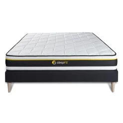 Ensemble sommier matelas SOFT Blanc