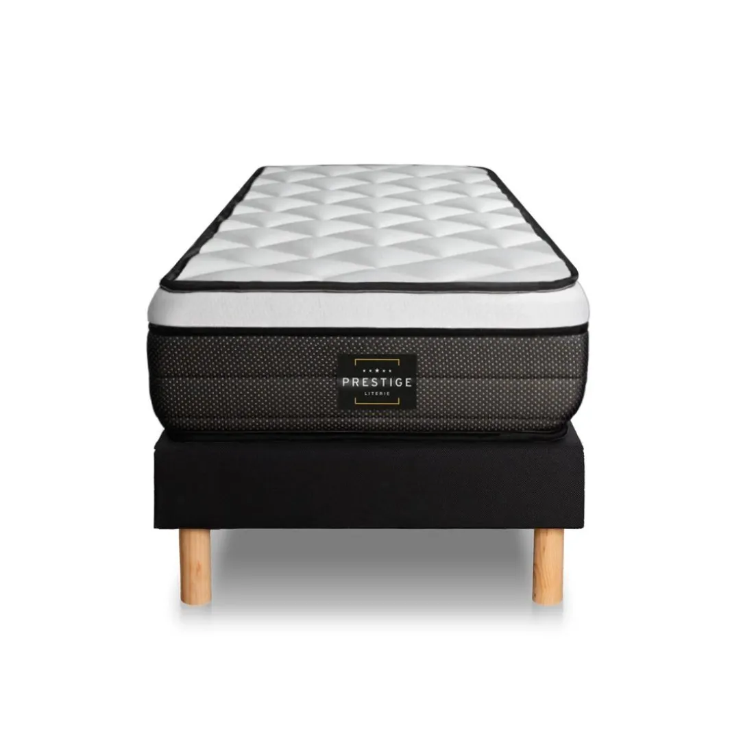 Ensemble Suite sommier Kit Noir