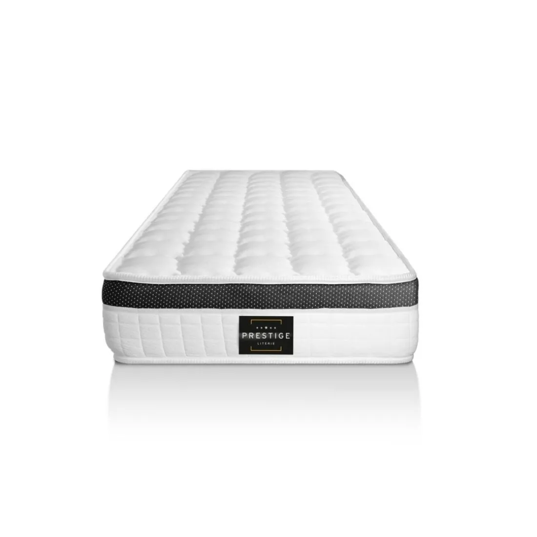 Ensemble Superieur Memoire de forme 3 zones sommier noir
