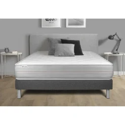 Ensemble VITALMEMO sommier kit gris