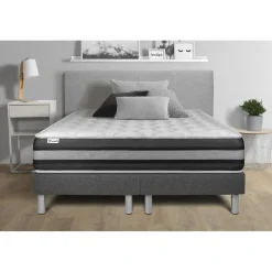 Ensembles matelas sommiers VITALSPRING ZEN gris