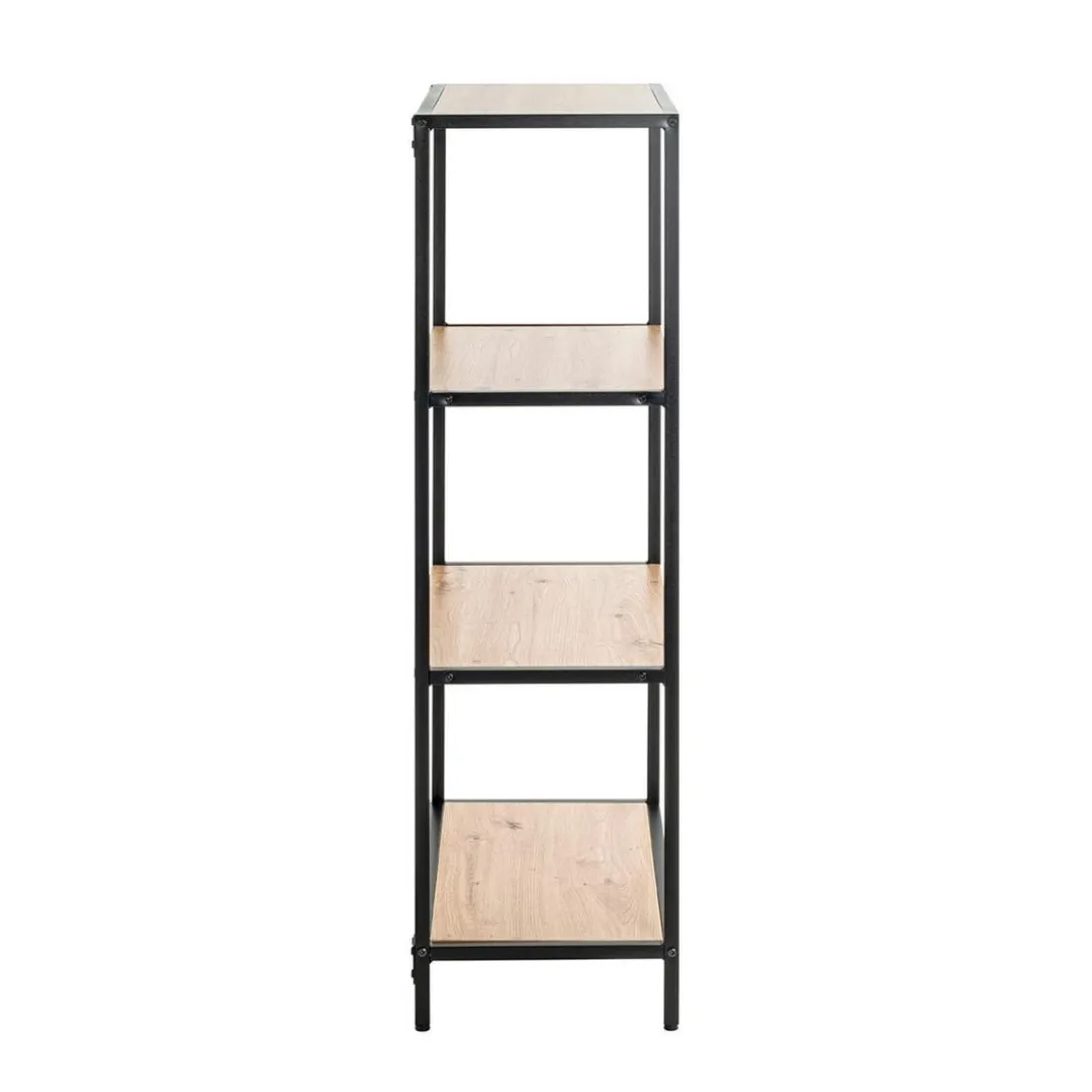 Etagère à 4 niveaux et plateaux décor chène