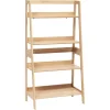 Etagère 4 niveaux Abana bois clair