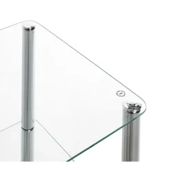 Etagère 4 niveaux plateau verre