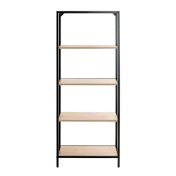Etagère 5 niveaux plateaux décor chène