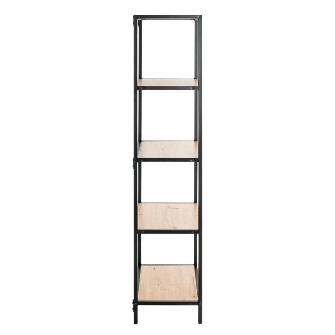 Etagère 5 niveaux plateaux décor chène