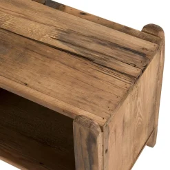 Etagère / Rangement Chaussures ANDRIAN 2 Niches Bois Pin Recyclé